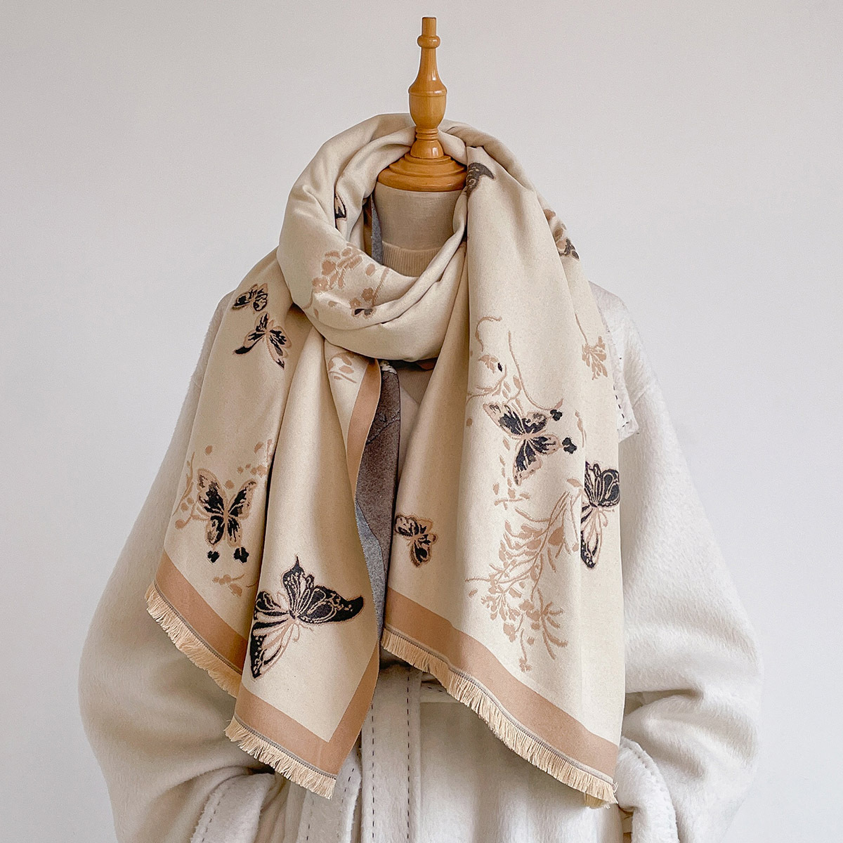 Women Imitation Cashmere Scarf - đánh giá và giá Woven Scarf Blanket
