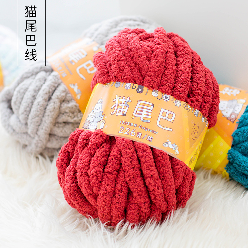 Super Coarse Yarn for Pet Bed, - đánh giá và giá Woven Scarf Blanket
