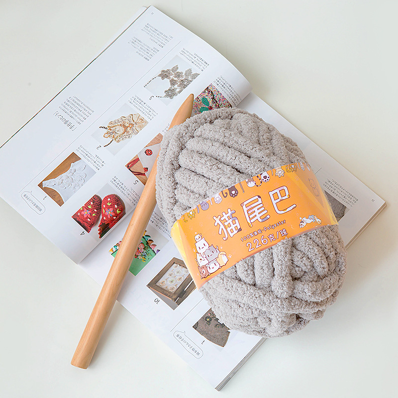 Super Coarse Yarn for Pet Bed, - đánh giá và giá Woven Scarf Blanket