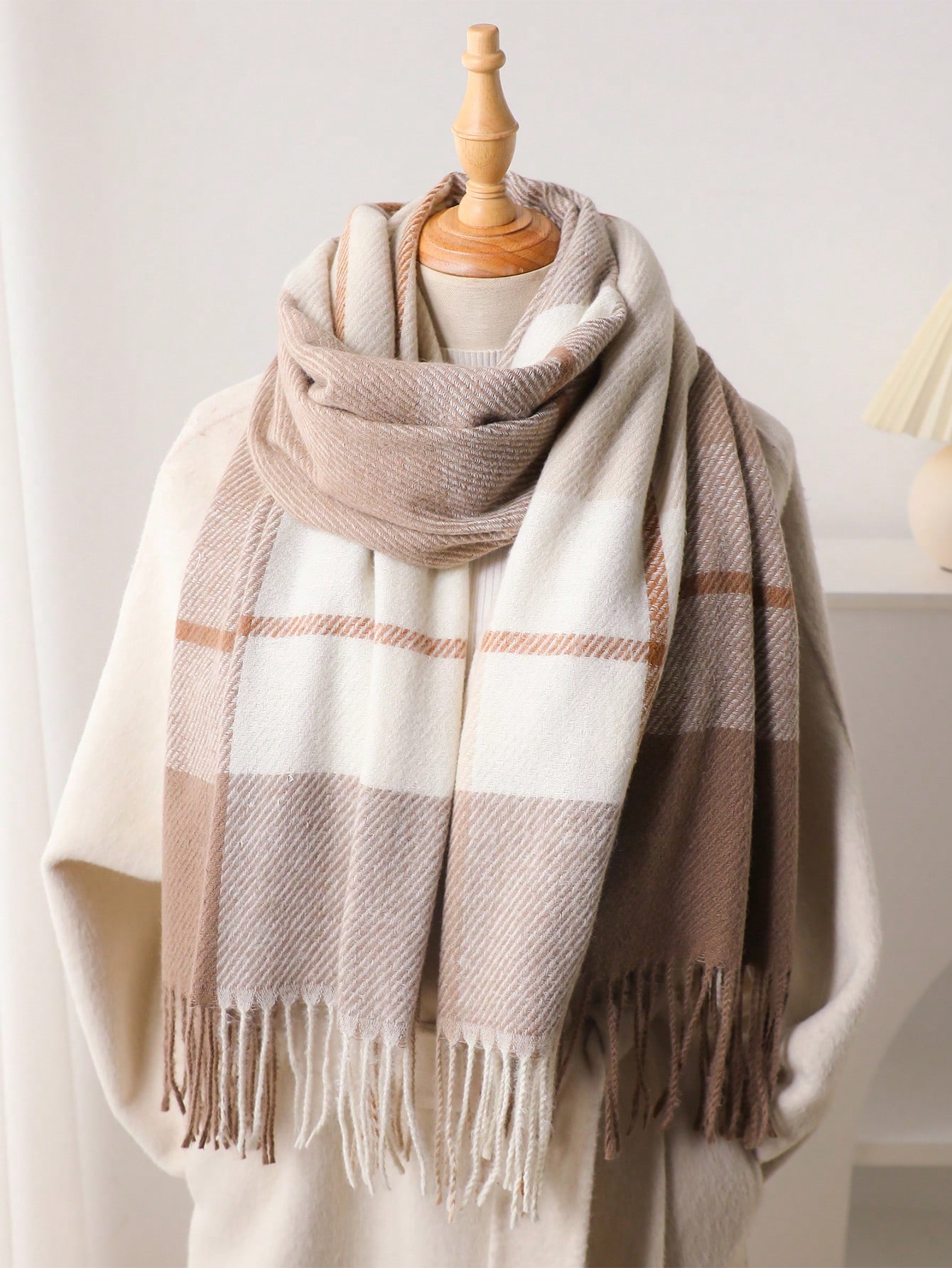 1pc Women's Winter New Faux Ca - đánh giá và giá Infinity Scarf Knit