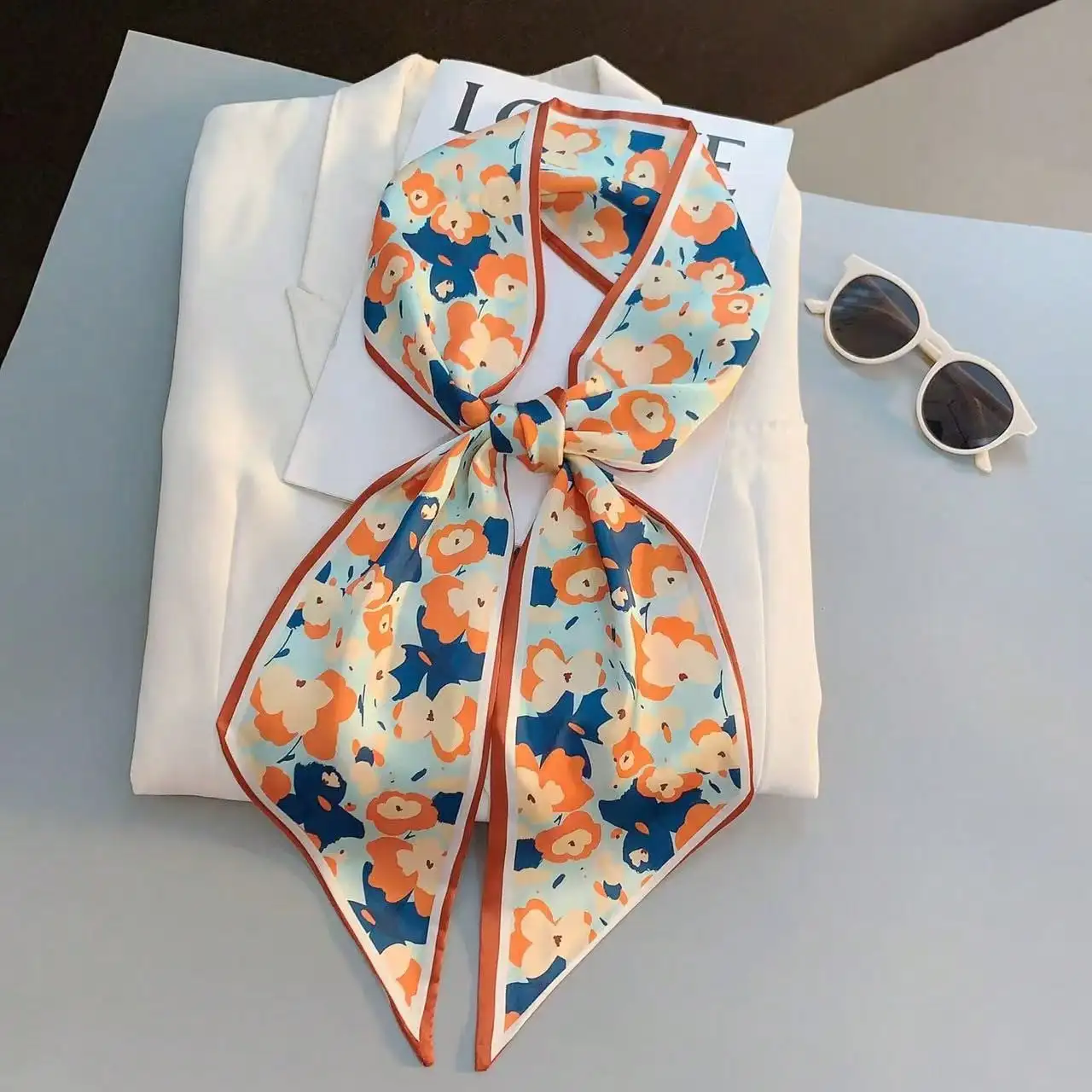 Women's Spring/Summer Casual F - đánh giá và giá Scarf Silk Square