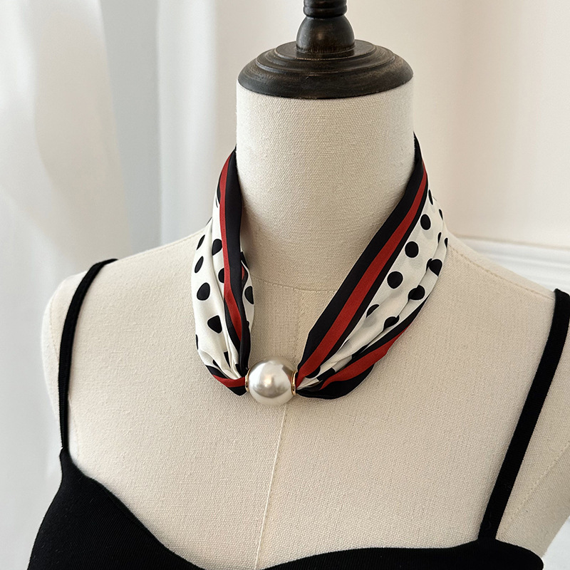 Printed Silk Scarf with Magnet - đánh giá và giá Face Scarf Mask