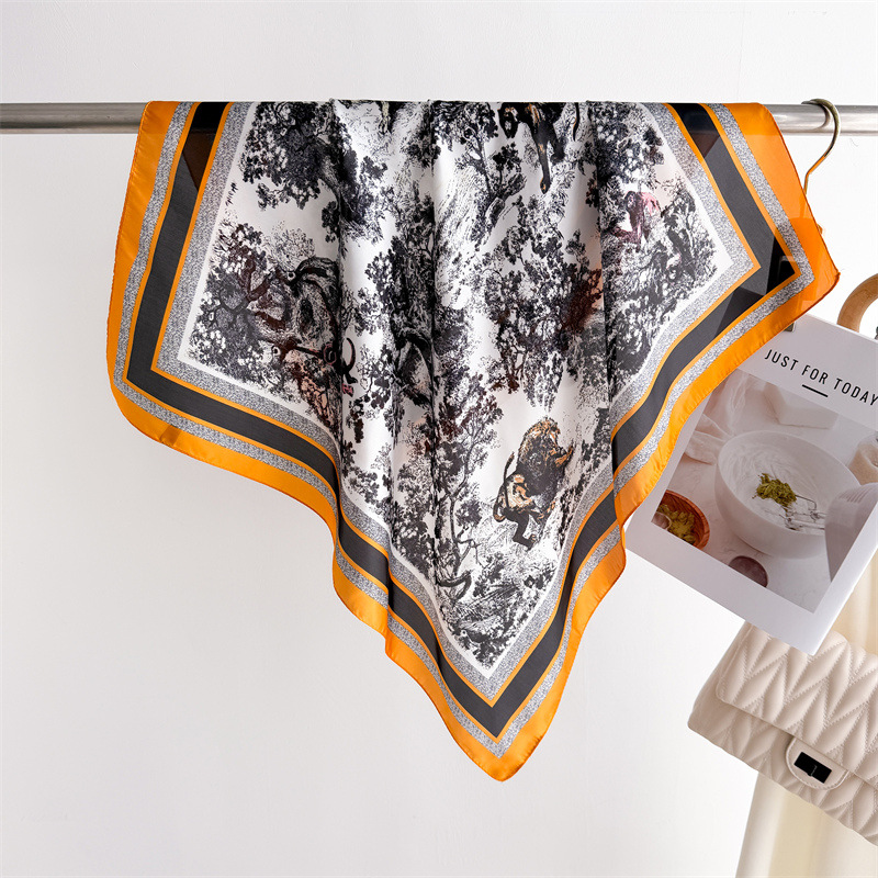 Luxury Jungle Printed Scarves  - đánh giá và giá Face Scarf Mask