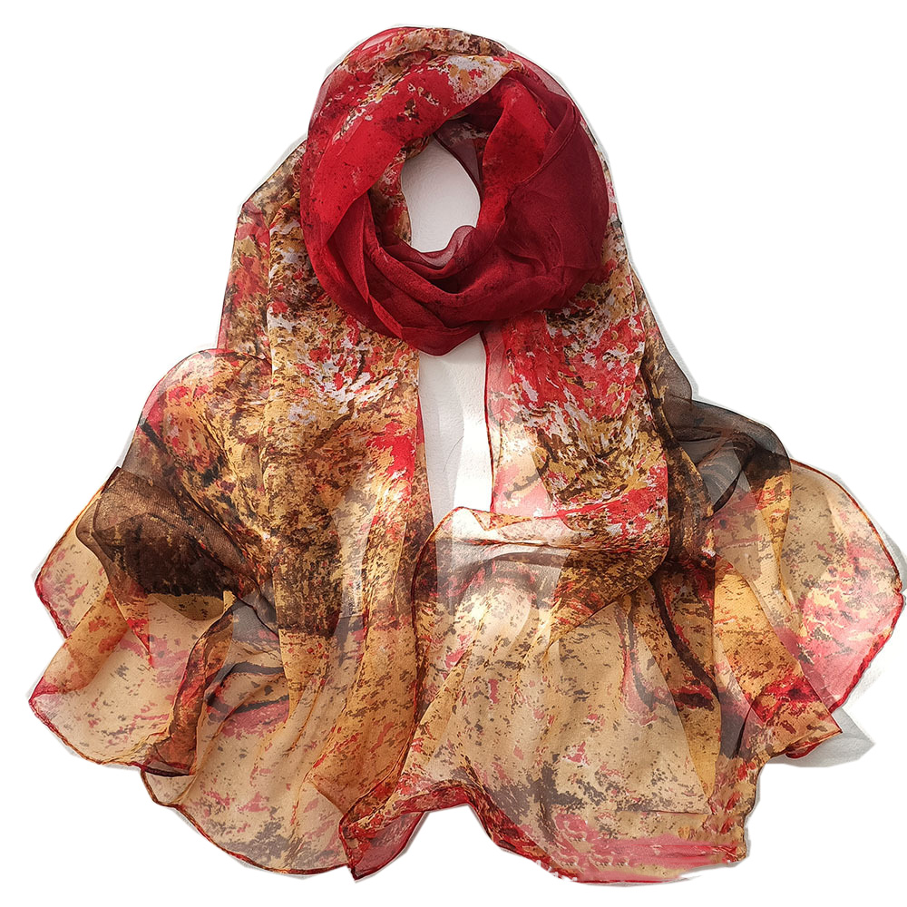 New Fashion Life Tree Chiffon  - đánh giá và giá Face Scarf Mask