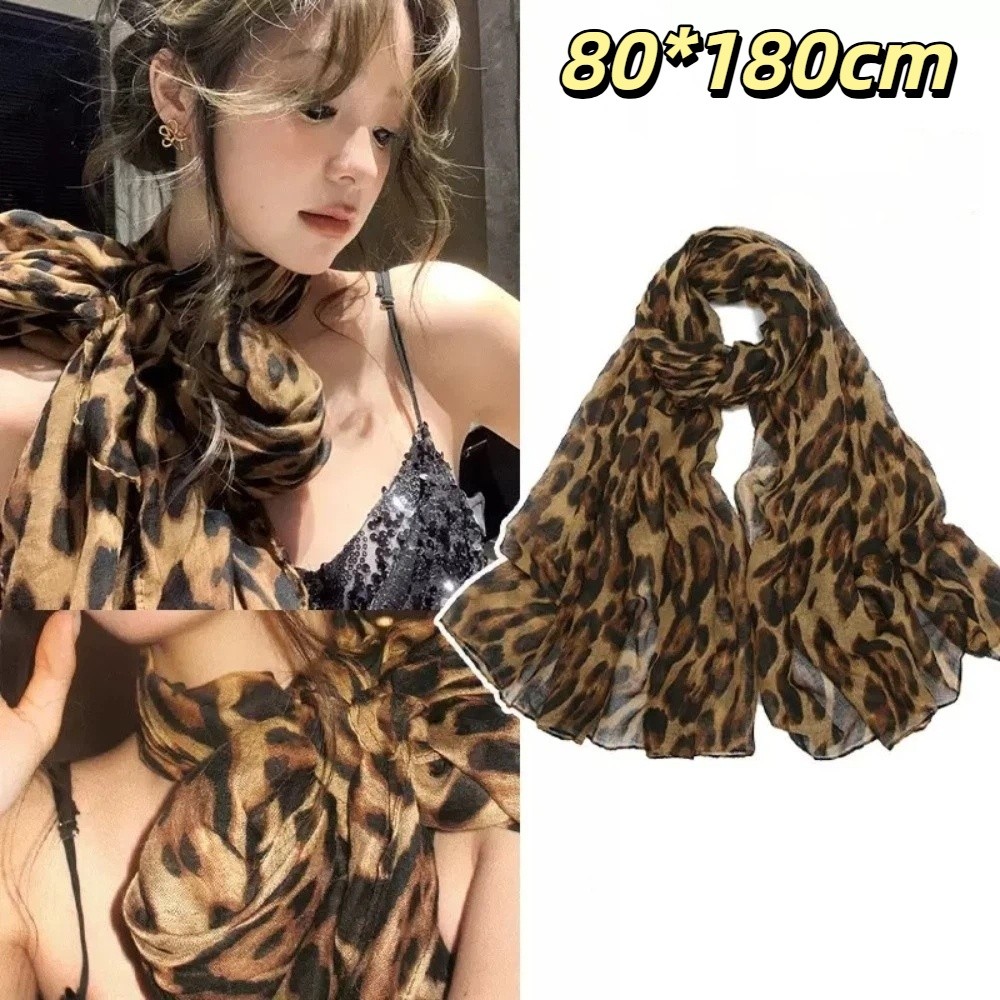 New Soft Leopard Print Scarf T - đánh giá và giá Face Scarf Mask